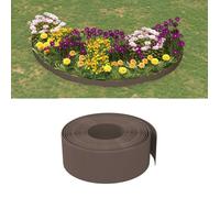 vidaXL Bordure de Jardin Marron 10 m 20 cm polyéthylène, Bordure de pelouse, Rouleau de Bordure de Jardin, Bordure d'herbe, Rouleau de Bordure