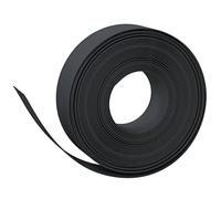 vidaXL Bordure de Jardin, Rouleau de Bordure Flexible, Décoration de Gazon Pelouse Plates-Bande Extérieur, Noir 10 m 15 cm Polyéthylène