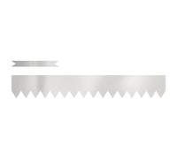 vidaXL Bordure de Pelouse 10 pcs Argent 100 x 0,05 x 15 cm, Idées pour Jardin et terrasse, Bordure Moderne, séparateur extérieur, Bord de Chemin, éléments pour jardiner