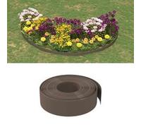 Bordures De Jardin 2 Pcs Marron 10 M 15 Cm Polyéthylène Vidaxl Vidaxl
