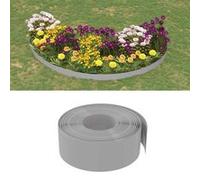 VidaXL Bordures de jardin - Gris