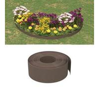Bordures De Jardin 4 Pcs Marron 10 M 20 Cm Polyéthylène Vidaxl Vidaxl
