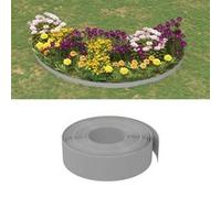vidaXL Bordures de jardin 5 pcs - Gris - Polyéthylène