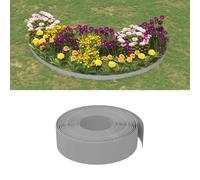 vidaXL Bordures de jardin 5 pcs - Gris - Polyéthylène