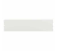 vidaXL Bordures de pelouse 10 pcs Blanc 25x103 cm Acier laminé à Froid, Bordure de Jardin, Bordure de lit de Jardin, Bordure de Paysage