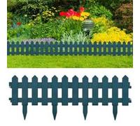 vidaXL Bordures de pelouse 48617 – 25 pièces, 10 m, PP, Vert