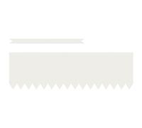 Vidaxl Bordures De Pelouse 30 Pcs Blanches 100x0,5x30 Cm Acier