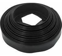 vidaXL Bordures de pelouse Noir 5000 x 4 x 5 cm Plastique