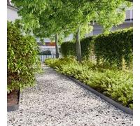 vidaXL Bordures pelouse 50pcs anthracite 10x103cm acier laminé à froid, bordure de jardin, bordure de lit de jardin, bordure 860138 Or