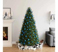 vidaXL Boules de Noël 100 pcs - Bleu