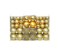 vidaXL Boules de Noël 100 pcs - Doré