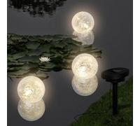 Boule solaire LED flottant 3 pièces