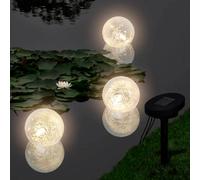 VIDAXL Boules solaires flottantes LED