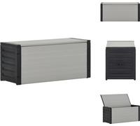 vidaXL Box pour poubelles Gris 85x34x40 cm - Poubelles & poubelles