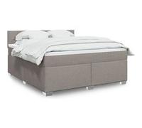 vidaXL Boxspring met matras stof taupe 180x200 cm3285971 Taupe G