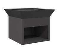 vidaXL Braise Noir 50 x 50 x 40 cm Acier