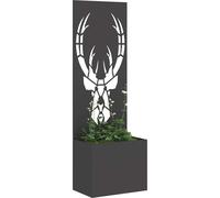 vidaXL Brise-vue de jardin en toile, motif animalier, noir, 50 x 150 cm