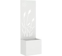 vidaXL Brise-vue de jardin, toile blanche, 50 x 150 cm