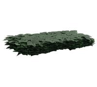 vidaXL Brise-vue pour balcon avec motif de feuilles, vert foncé, 600 x 150 cm