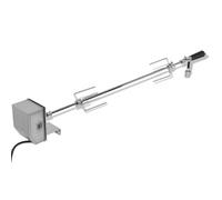 vidaXL Broche de rôtisserie motorisée professionnelle en acier 1200 mm