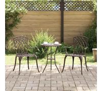 Vidaxl Bronze Aluminium Chaises d'extérieur - Set de 2