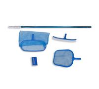 vidaXL Brosse Epuisette Télescopique Kit de nettoyage pour piscine