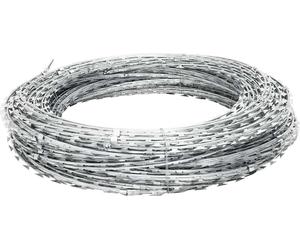 vidaXL BTO-22 Fil d'accordéon NATO avec pinces Acier galvanisé 150 m
