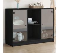 vidaXL Buffet 102x37x75,5 cm - Noir