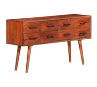vidaXL Buffet 110x30x59 cm Bois massif de manguier338430 Brun G
