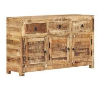 vidaXL Buffet Bois massif de manguier 110x30x65 cm Brun G