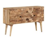 vidaXL Buffet 110x30x70 cm Bois Massif de manguier