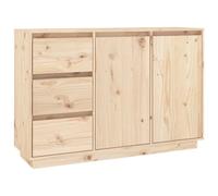 vidaXL Buffet 111x34x75 cm Bois massif de pin Marron