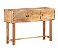 vidaXL Buffet armoire latérale 322670 – Bois d'acacia massif 115×35×75 cm – Brun