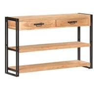 vidaXL Buffet 120x30x75 cm Bois d'acacia solide Brun G