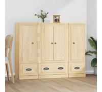 vidaXL Buffet 3 pcs Chêne sonoma