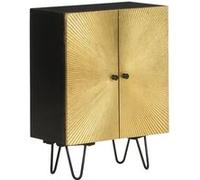 vidaXL Buffet 55x30x75 cm bois massif de manguier, armoire, placard, buffet haut, armoire latérale, armoire de rangement, organiseur de maison Bois G