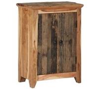 vidaXL Buffet 351601 – Bois massif d'acacia et bois de récupération 55x33x75 cm