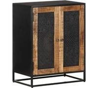 vidaXL Buffet 60x35x75 cm Bois de manguier brut Brun G