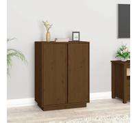 vidaXL Buffet 60x35x80 - Marron miel