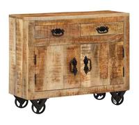 vidaXL Buffet 80x30x65 cm bois de manguier brut massif 351689