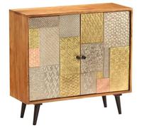 vidaXL Buffet 80x30x75 cm Bois d'acacia massif Marron