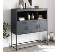 vidaXL Buffet - Anthracite 100,5x39x107 cm