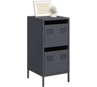 vidaXL Buffet en acier laminé à froid Anthracite 35x39x73,5 cm