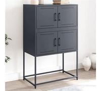 vidaXL Buffet 846484 anthracite en acier 68,5x38,5x107 cm