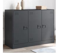 vidaXL Buffet anthracite 99×39×73 cm en acier