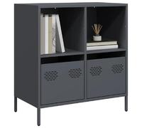 vidaXL Buffet anthracite 68x39x73,5 cm acier laminé à froid