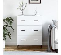 vidaXL Buffet blanc 69,5x34x90 cm bois d'ingénierie