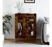 vidaXL Buffet chêne fumé 69,5x34x90 cm