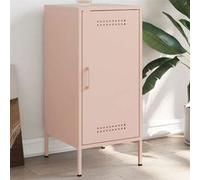 vidaXL Buffet 843014 – Armoire en acier, rose, 36x39x79 cm