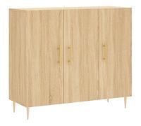 vidaXL Buffet 90x34x80 cm en bois d'ingénierie - Chêne Sonoma
